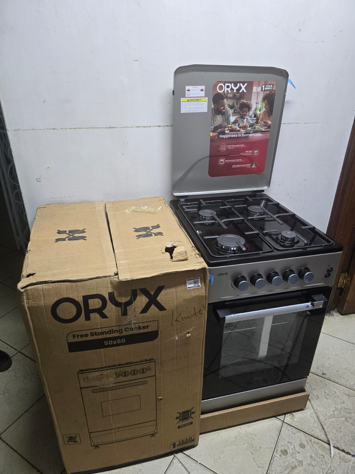 Full gas Mika ORYX Standing Cooker